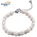 Fashion Freshwater Pearl Bracelet AAA 7-8mm Drop Water Pearl Bracelet for Women